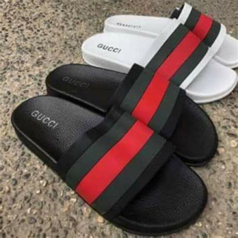 fake gucci slides white|gucci knockoff slides.